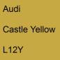 Preview: Audi, Castle Yellow, L12Y.